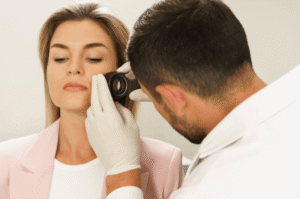 Clinical diagnosis of Demodex infestation