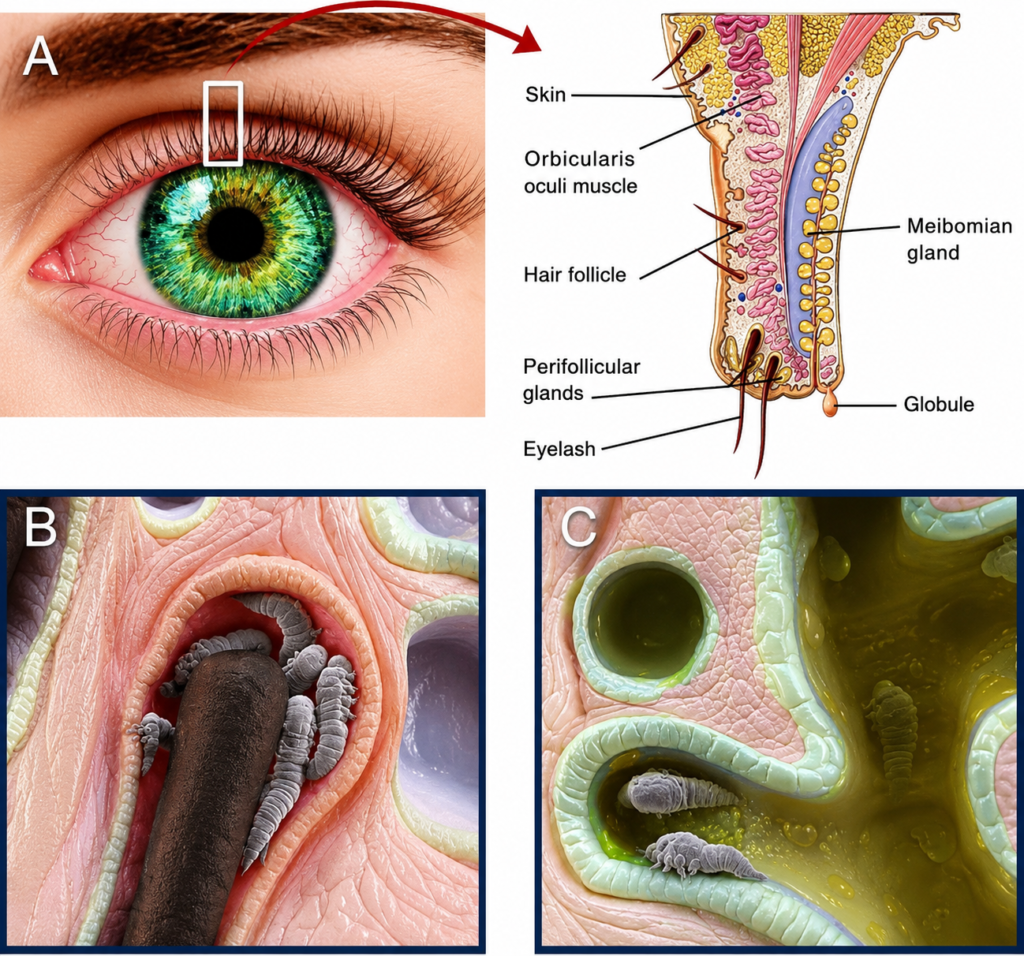 Demodex and Collarettes